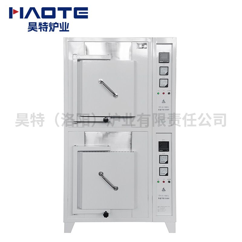 400X300X300馬（mǎ）弗爐1400℃2台一體式白