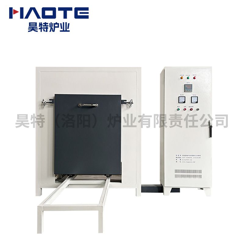 1000℃台車爐600X600X600手動新配色分體