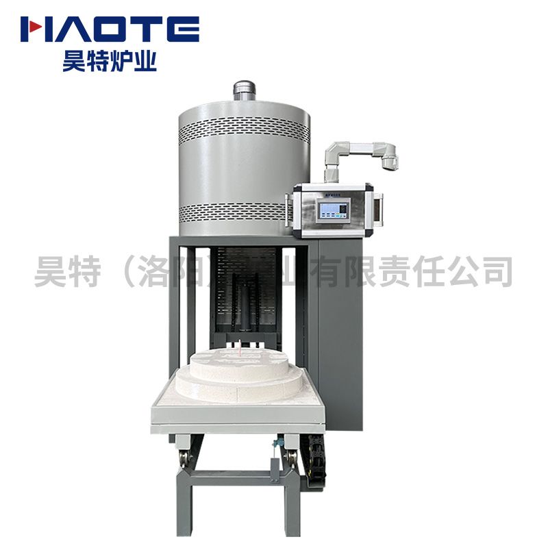 井式升降（jiàng）爐一體式1000℃直徑300高500灰白液（yè）壓升降