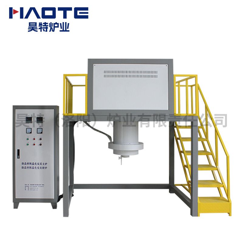 異形定製爐1800℃400X400X4000罩式（shì）爐微晶材料晶化反應爐內放鉑（bó）金坩堝